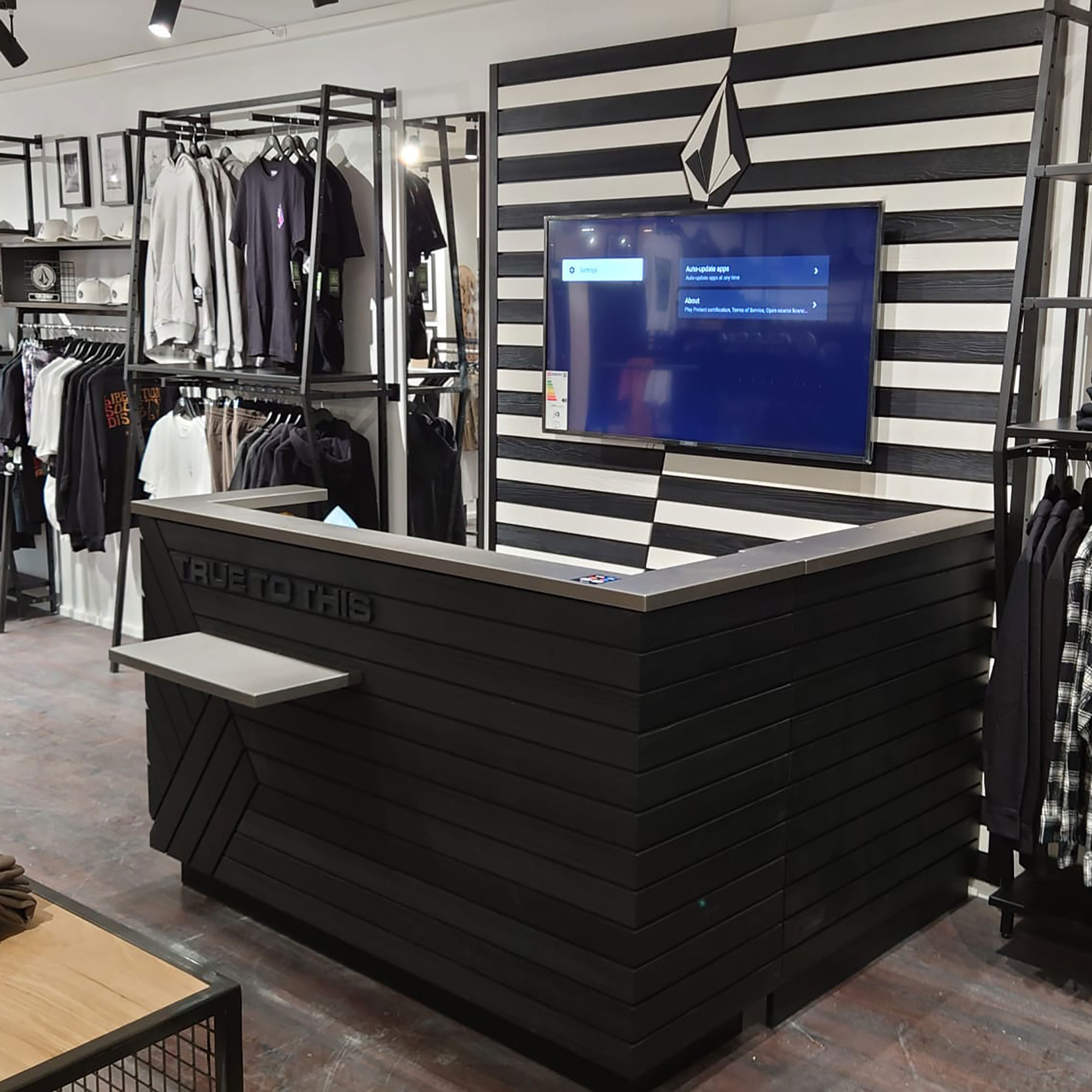 Sure Concept work with Volcom. Design & Build retail space